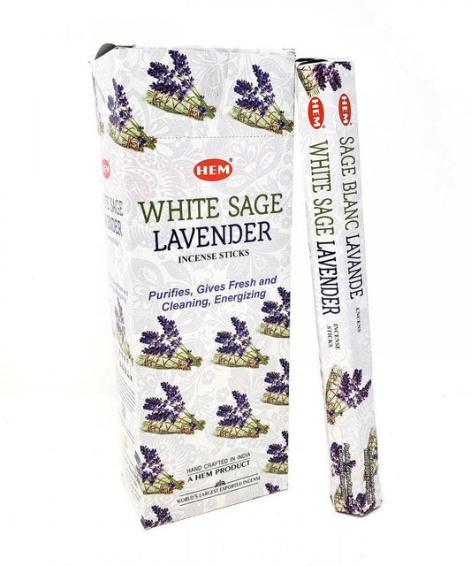 Hem White Sage Lavender Incense 120 Sticks