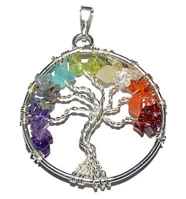 Tree of Life Chakra Pendant