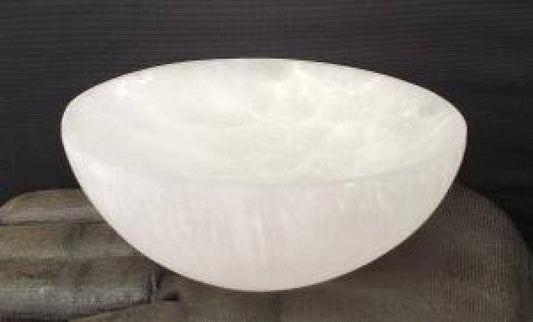 White Selenite Bowl 3.5"-4" Diameter