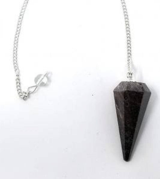 Garnet Gemstone Pendulum with Chain (4PACK)