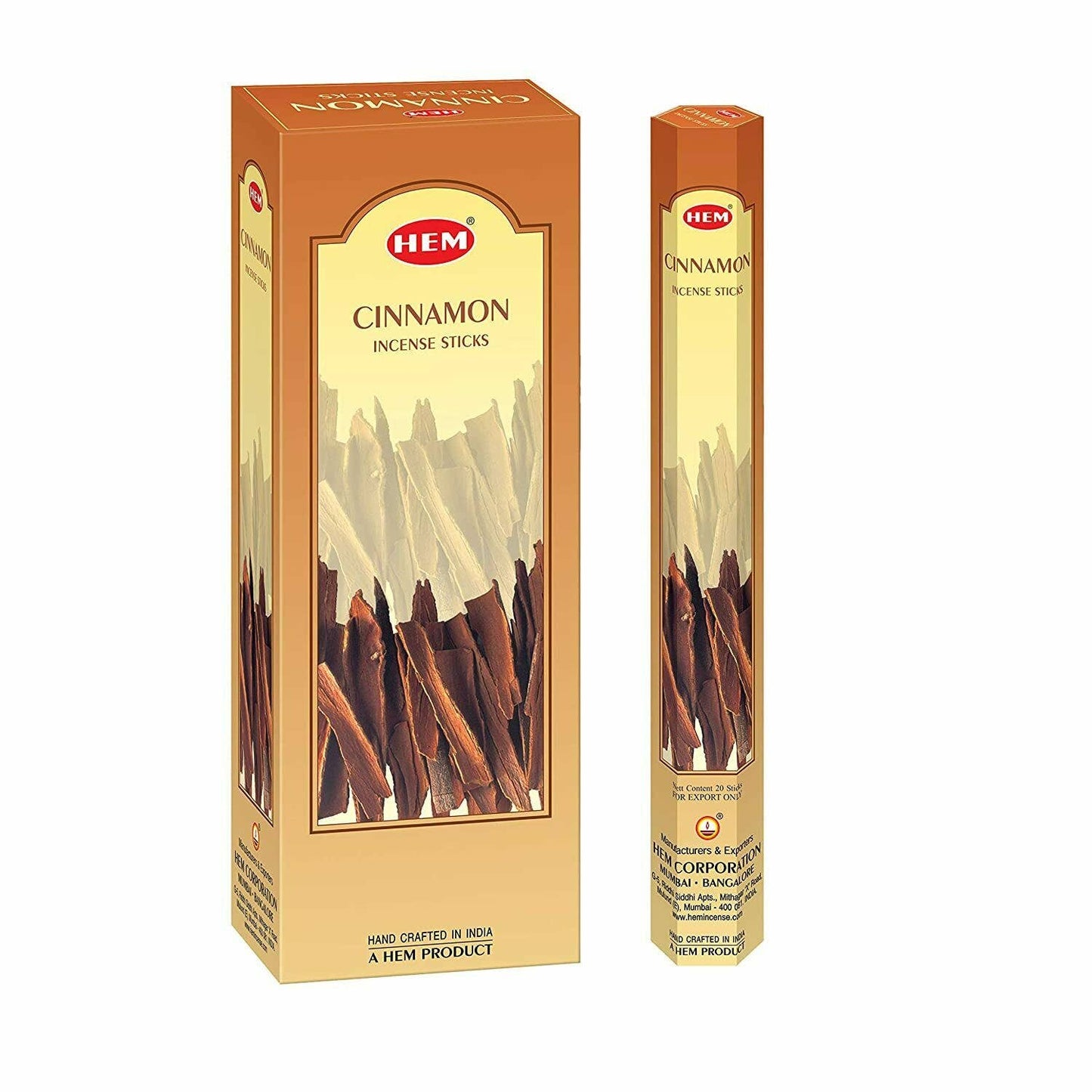 Hem Cinnamon Incense 120 Sticks