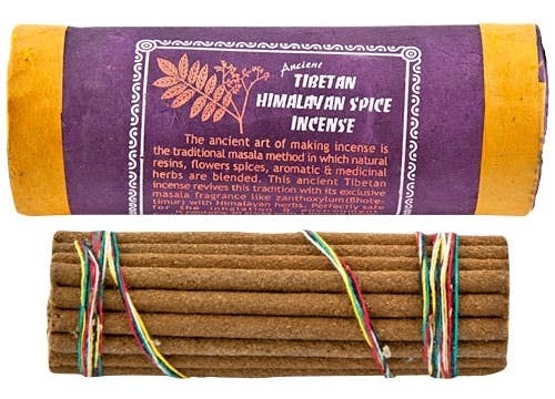 6 Packs Tibetan Himalayan Spice Incense 30 Sticks - 4.5"L