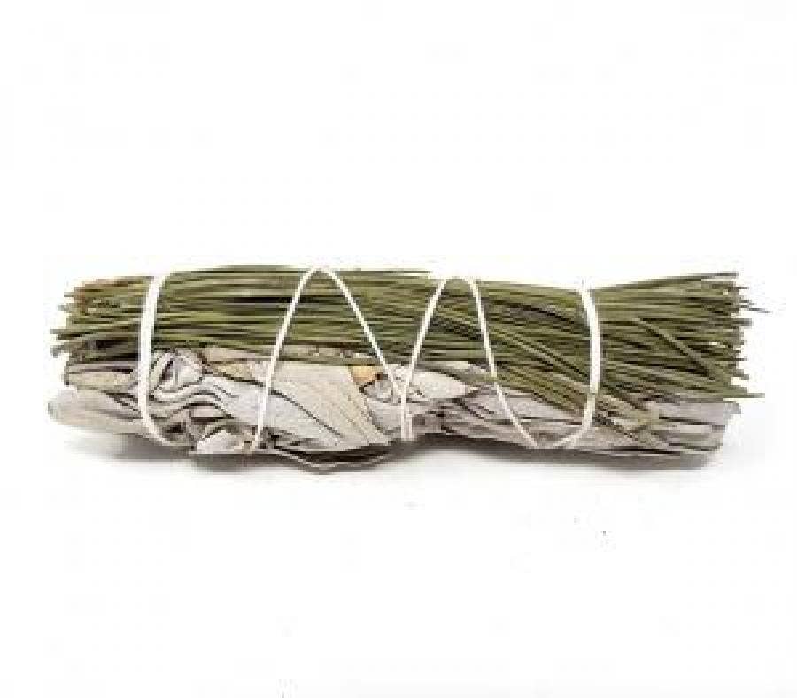 White Sage & Pine Smudge Stick 3-4"