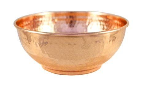 Copper Offering Bowl 2"D - Hand Hammered Style