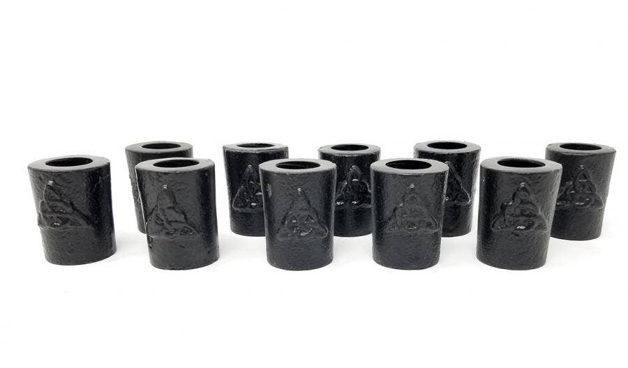 Triquetra Cast Iron CHIME Candle Holder 1.25"H x 1"W ( 10 Pc