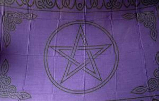 Pentacle Altar Cloth Sarong P/B