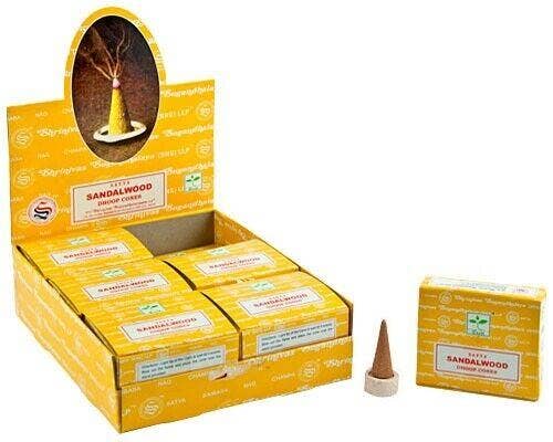 Satya Incense Cones 12 Cones Pack (12 Per Box) US Seller Free Shipping